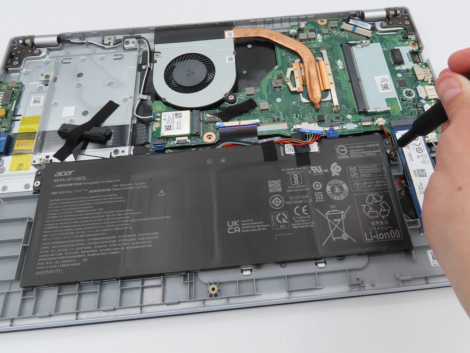 How to replace and fix Acer A315-54 A315-55 A315-56 A515-44 A515-45 A515-46 A515-53 A515-56 Russian RU keyboard (acer A515-56)